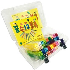 꿈키수 연결 수모형 꿈수 12 블록 교구 12종 x 30p 세트, 1세트