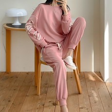 PINKSISLY 女士微笑簡單訓練套裝