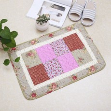 레트로 감성 코튼 물결마감 욕실 주방 베란다 발매트, 20