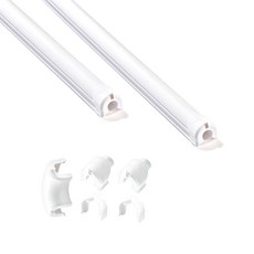 DECLU Cable Deco Plus 電線護管套組 小尺寸, 白色(管)+白色(蓋), 1組