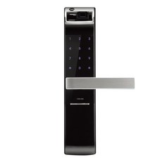 Yale 耶魯 指紋密碼電子鎖 黑色, 客戶直接安裝, YDM4109A