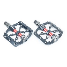 Seifun Touch Bike自行車平踏板 T3, 黑+紅, 1套