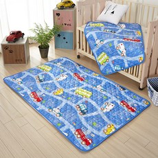 보드래 유아용 순면 누빔 방수패드, 뛰뛰빵빵, 1개