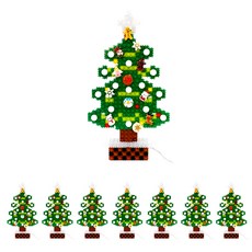 토단 반짝반짝 트리블럭 만들기 8p, 혼합색상, 1개