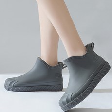 선빛 여성용 케로브 방수 무지 미끄럼방지 숏 레인부츠