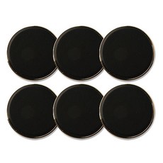 Button King 東大門鈕扣王 合金組合鈕扣 21mm, 黑色G, 6個