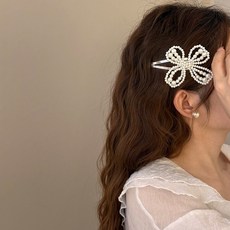 비비뮤아 대왕 인조진주 포인트 헤어핀 HR1325