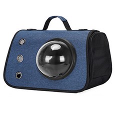 반려동물 둥둥펫 우주선 베이직 이동가방, 네이비, 1개