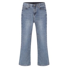 Lemon Soul 女款Goble鬆緊腰彈力靴型長版牛仔褲