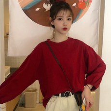 Elsso 女性寬鬆泡泡袖長袖T恤