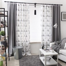 Rainbow house 遮光窗簾2p, 三角形圖