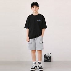 Nanajuni 兒童圓領Reverse Unique五分褲 + 短袖T恤套裝