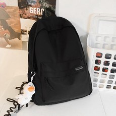 Elsso 大容量防水後揹包 + 鑰匙圈組, 黑色(後背包)