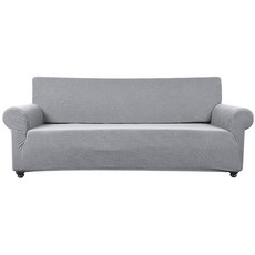 아리코 스판형 와플 소파커버, 그레이, 1개