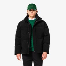 라코스테 남성용 코듀로이 다운 패딩 BH703E-55N