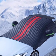 Ants 菱格紋轎車用防霜罩 紅色, 參考內容