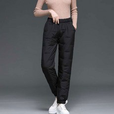 The Syrup 女性冬季鋪棉高腰保暖長褲 B