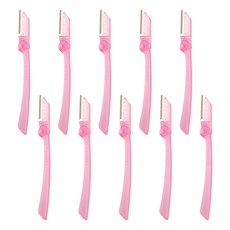 esthe HauteZen 折疊式修眉刀, 粉色的, 10個