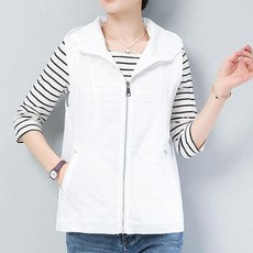 Chichills Philia 連帽拉鍊防風背心 11083