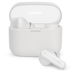 필립스 무선 ENC 노이즈캔슬링 커널형 블루투스 이어폰, TAT2000, 화이트