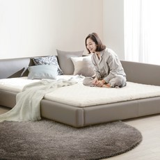 Luxnine CLT8 乳膠床墊上墊 涼暖款, 8cm, 象牙白