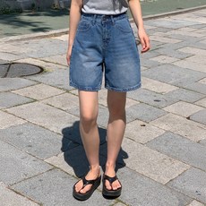 NEEDSOME 女款三分/四分Andy牛仔短褲