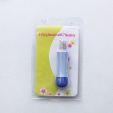 針織氈針 7針針座, 1個