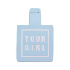 PONYTAIL TOURGIRL 行李吊牌, 藍色