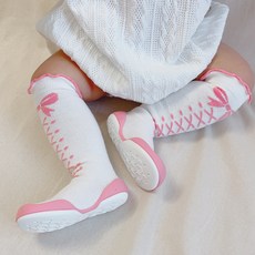 코뮤엘로 꼬무신 아동용 패션센스 프릴리본 니슈즈 보행기화