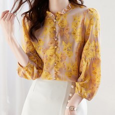 LUNA GIRL 奈爾莫琳雪紡上衣