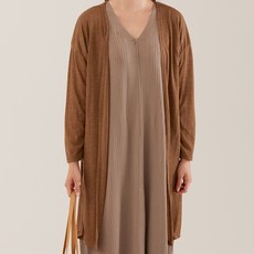 엘쏘 여성용 시스룩 롱 가디건