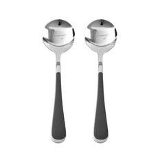 Willive 兒童 304 Stenino 陶瓷勺子, 黑色, 單品, 2支