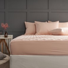 패브릭아트 헤이미쉬 모달 누빔 매트리스커버 + 베개커버 2p