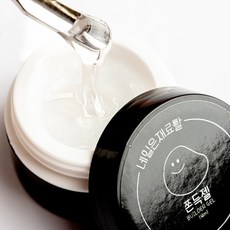 네일은재료빨 V컷 스톤 찰떡고정 쫀득 빌더젤, 클리어, 1개, 14ml