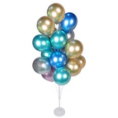 PARTYSHOW 160cm支架19件 + 氣球20個 氣球架套組, 金屬混色, 1套