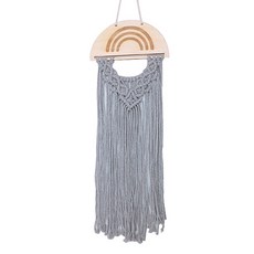 악세사리 삔도 보관할 수 있는 러블리 보헤미안 나무 수술 태피스트리, 그레이