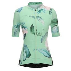 ULVINE 女士 Fiore 短袖平紋針織上衣