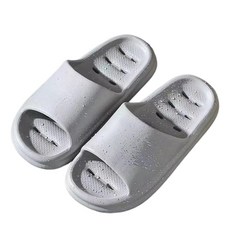 TheNewMall 防滑不卡水垢浴室拖鞋, 灰色, 1個