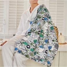 elim korea Velboa 極細纖維毛毯, 叢林