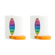 I LOVE HOME One Week Out Under 藥盒 白色, 2個