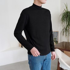 PLAYS 男士簡約基本款半高領針織T恤