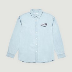 행텐 여성용 자수 데님 셔츠