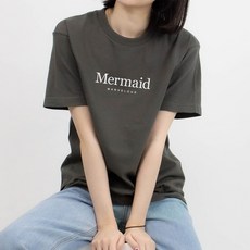 HumbleStudio 女款Mermaid印字20支棉短袖T恤 KK_112_086