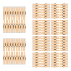 유니아트 나무집게 소 18p, 원목, 10개