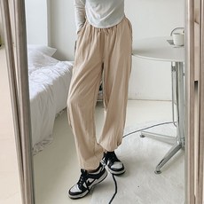보리맘 바스락 카고 스트링 와이드 팬츠 임부복 Va146