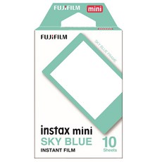 instax 拍立得 迷你相紙 天空藍, 10片, 單品