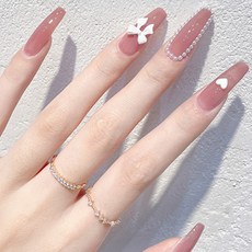 Maket Gamseong 蝴蝶結美甲貼片組 16號, 混色, 2組
