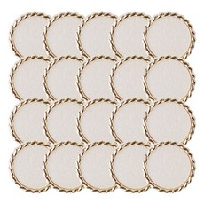 東大門鈕扣王 鋸齒組合鈕扣 15mm, 20個, 金色