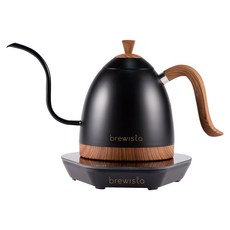 브뤼스타 아티산 전기드립포트 pro 600ml, 시크블랙