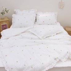 CHOUETTROOM 60支棉花朵刺繡寢具組